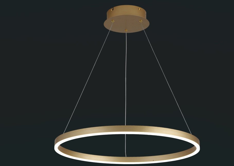 COLGANTE ARO LED 36W 3000K 60CM DORADO